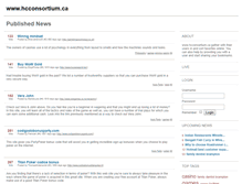Tablet Screenshot of hcconsortium.ca